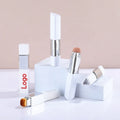 M111 Empty Foundation Make-up Stick Cream Stick Double Head Brush Concealer Foundation Stick With Brush Good for Lazy People
