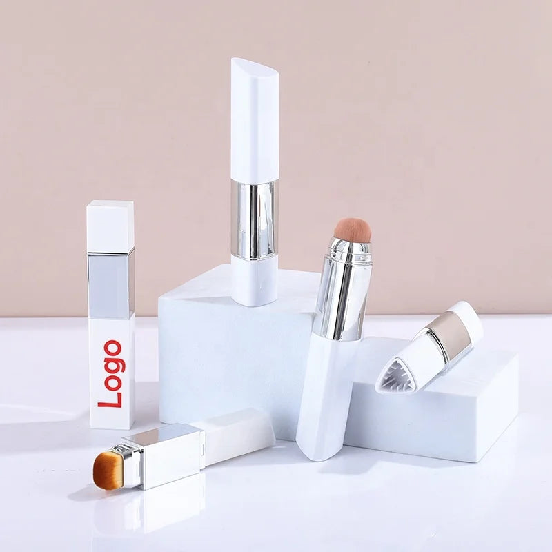 M111 Empty Foundation Make-up Stick Cream Stick Double Head Brush Concealer Foundation Stick With Brush Good for Lazy People