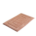 Modern Custom Design Bath Mat Non-Slip Polyester Absorbent Bathroom Rug Anti-Slip Bathtub Floor Rug