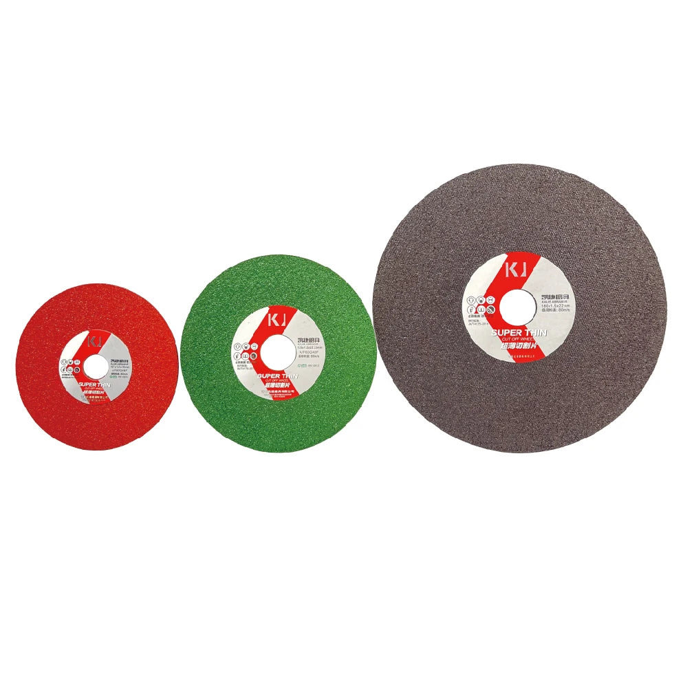 KJ Abrasive Cutting Disc Ultra Thin 50-355mm Diameter 3-Year Warranty High-Speed for Metal & Stainless Steel Cutting