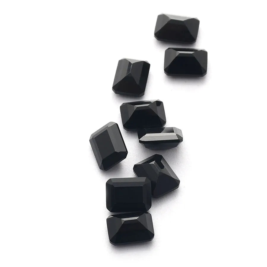 Hot Sales Faceted Chinese Agate Onyx Baguette Gems Cushion Cut Nature Gemstone for Jewelry Making