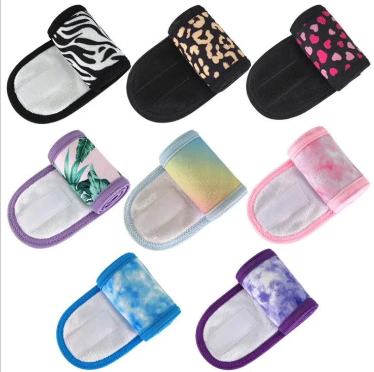 Terry Cloth Stretch Headband Print Yoga Make up Hair Band