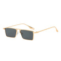 9153 Sunglasses Metal Square Frame for Women Korean Style Driving UV400 Polarized Europe and America Trend Retro Sun Protection