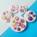 Baking Happy Valentine's Day Rose Garland Daisy Silicone Fondant Cake Mold Decoration Chocolate Aromatherapy Candle