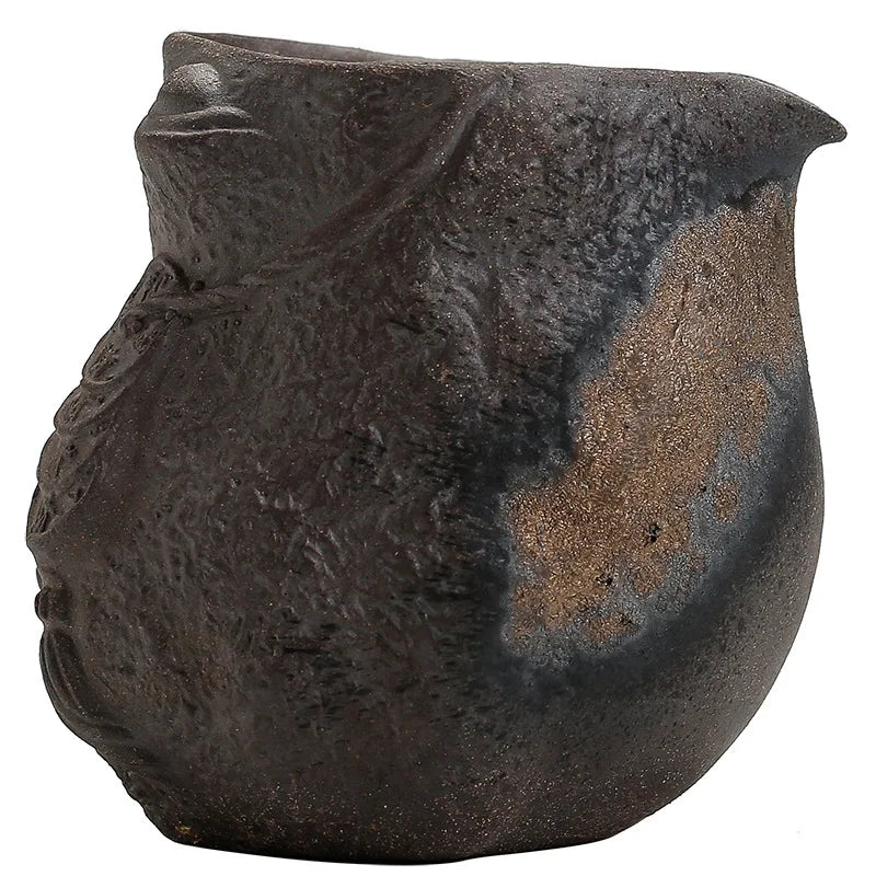 Burn Pitcher Handmade Retro Japanese Style Coarse Pottery Fair Mug Fair Cup Tea Pot Porcelain Kung Fu Tea Set Accessories