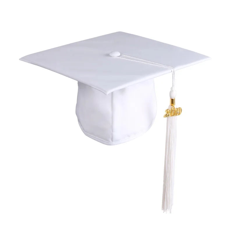 RubySub White Polyester Sublimation Graduation Caps and Gowns Graduation 2022 Blanks