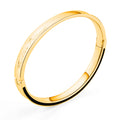 Supplier Promotion Jewelry Simple Advanced Golden/silver Lettering Stainless Steel Bangle