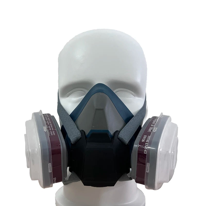 Comfortable New Design High Quality Blue Color Face Gas Mask for Painting Using