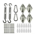 Wholesale 5mm 6mm 8mm 304 Stainless Steel Triangle Sun Shade Sail Hardware Kit / Shade Sail Hardware Kit Stainless