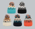 Wholesale Unisex Winter Beanies Jacquard Pom Pom 3D Embroidery Custom Logo Knitted Thick Rope Warm Vintage Travel Adjustable Hat