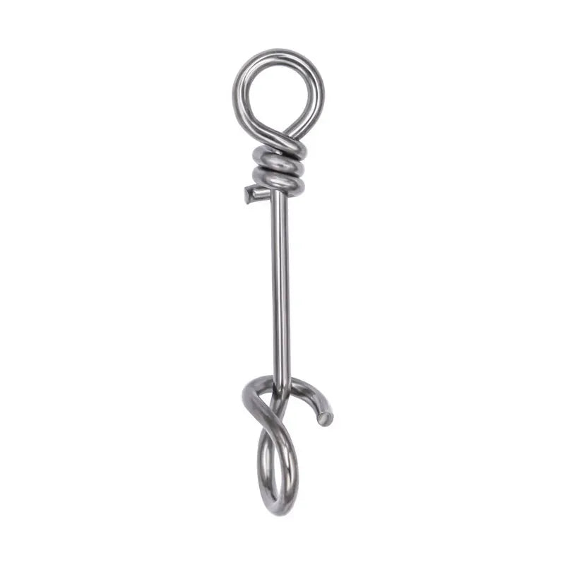 Big Game Fishing Clip Swivel Stainless Steel Express Fishing Snap Saltwater Ocean Boat Fishing Hook Connector Swivel