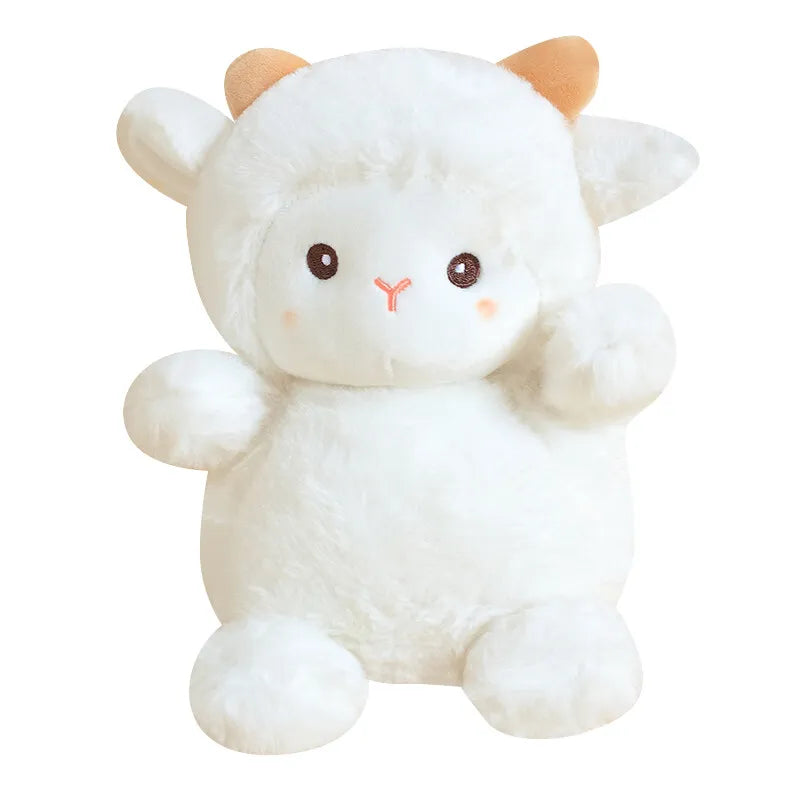 Adorable Wholesale Sheep Plush Cuddly White Sheep Stuffed Animal Cute Stuffed Animals Sheep Birthday Gift