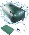 OEM Portable 350L Foldable PVC Lightweight Water Storage Bladder with Custom Logo for Outdoor Camping Use