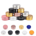 2 Ounce Aluminum Tin Packaging 60ml Refillable Cosmetic Lip Balm Cream Containers with Plastic Screw Lid