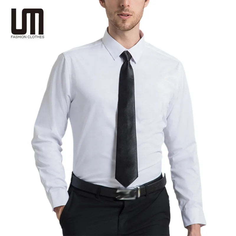 OEM Wholesale Hot Sells Spring Clothing Long Sleeve Business Formal White Shirts for Men