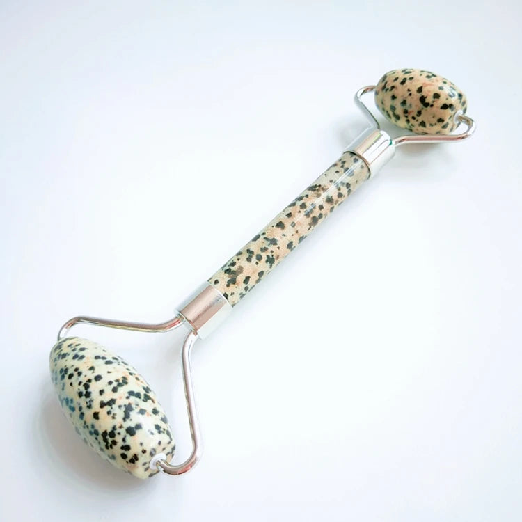 2026 Chinese factory dalmation jasper jade roller tool facial stone with cheap price jade