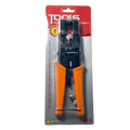 Coax Compression Crimper Tool BNC/RCA/F Crimp Connector RG59/58/6 Cable Wire Cutter Adjustable Crimping Plier