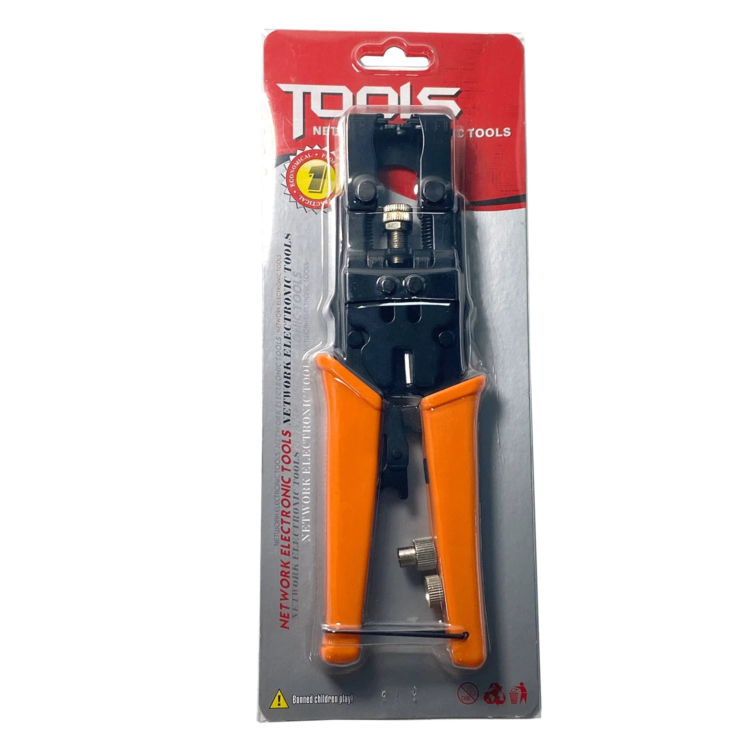 Coax Compression Crimper Tool BNC/RCA/F Crimp Connector RG59/58/6 Cable Wire Cutter Adjustable Crimping Plier