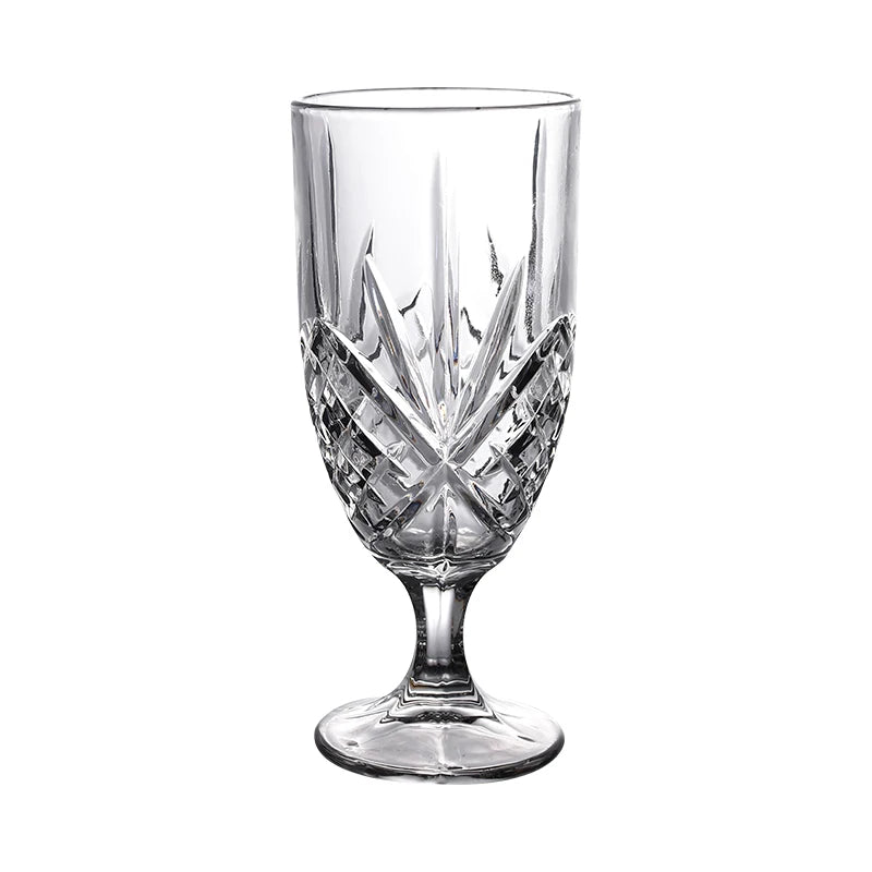 Factory wholesale creative glassware 470ml 360ml carved beverage beer juice glass cup