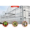 Baolida Large Single Layer Multi-Span Transparent PE Film Tropical Greenhouse Siding Ventilation Agriculture Shading System
