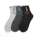 Wholesale Black White Grey Simple Style Sports 100% Cotton Socks Men Socks