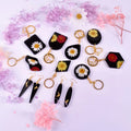 Multi DIY Keychains Earrings Necklace for Gift Jewelry Accessories Silicone Molds Crystal Drop Glue Resin Molds