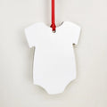 Bikini Christmas Wooden MDF Sublimation Blank Hanging Ornament