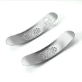 2-in-1 Stainless Steel Manual Garlic Press Mincer Bottle Opener Eco-friendly Durable Silver Stocked Cooks Grinder Home Use Fruit