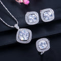 Drop Shipping Jewelry Set Bride Necklace Ring Women Jewelry Sets