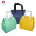 Custom Classic Non Woven Aluminum Foil Insulated Thermal Black Tote Sleeve Beer Cooler Bag Lunch Office Picnic Beach