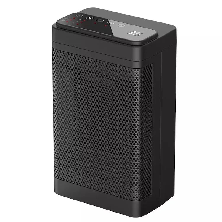 Best Selling Space Heater Ceramic PTC Desktop Stand Mini Portable Electric Heater Fan With Touch Panel