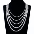 New Design Xingyue Fine Jewelry Classic Hip Hop 925 Sterling Silver Tennis Link Necklace Moissanite Chain