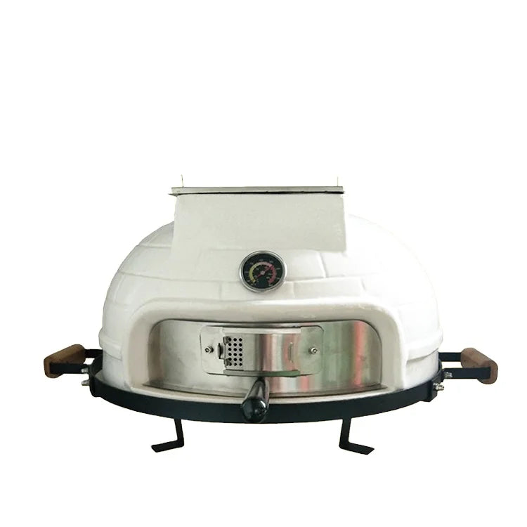 KIMTONE 21 Inch Barbique Grill Barbecue Charcoal Ceramic Garden  Pizza Oven Baking Oven
