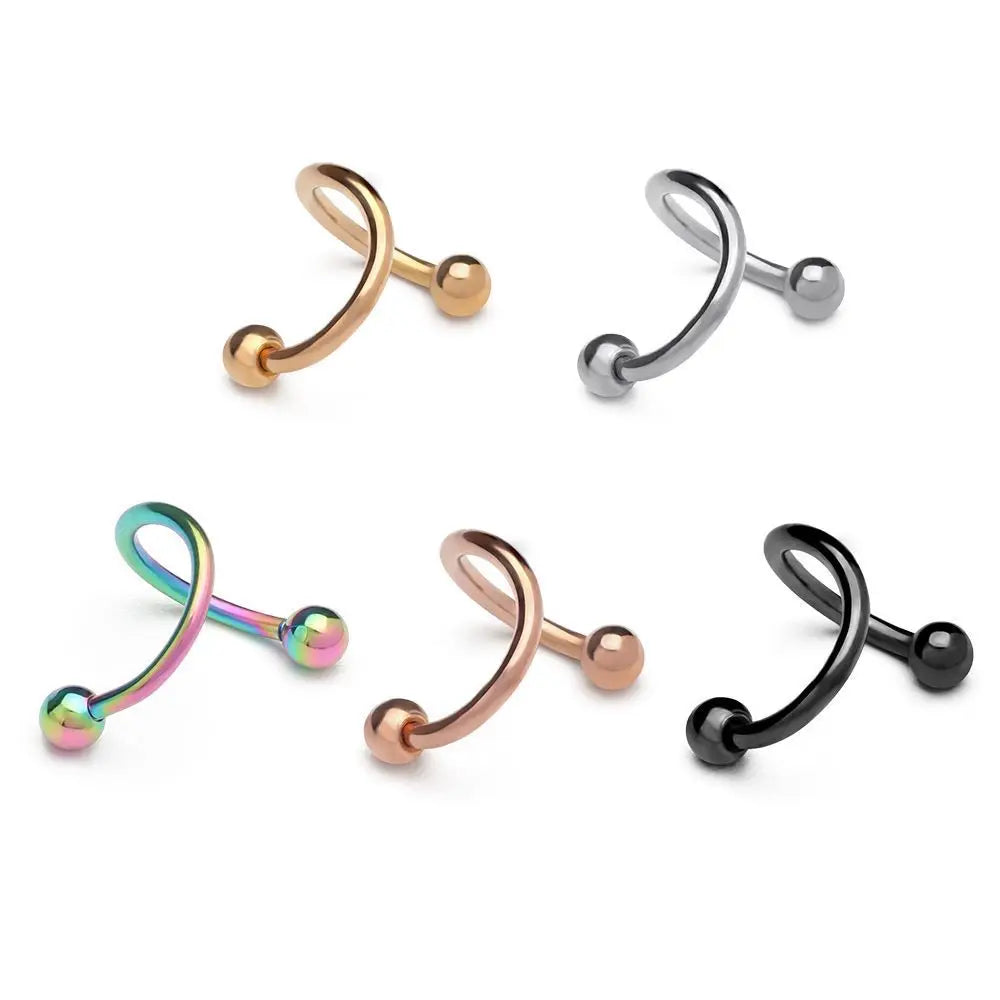 Wholesale Lips Nose Rings and Stud Piercing Jewelry Fashion Stainless Steel Studs Ring Nose Piercings