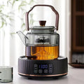 High Borosilicate Stovetop Safe Handmade Glass Teapot