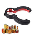 Can Opener for Seniors With Arthritis Silicone Adjustable Opener Multiple 6 in 1 Bottle Jar Lid Jar Opener