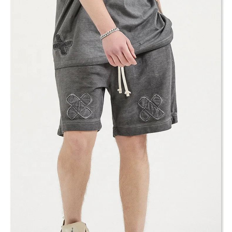 Custom logo Summer Running Gym Cotton French Terry Mesh Basketball Shorts Sport Sweat Shorts for Men