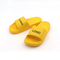 Unisex PVC Sandals Slides Slippers OEM Custom Printing Logo Pattern Waterproof Anti-Slip Features Summer Season Recyclable