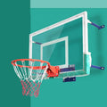 Cheap Price 10mm 12mm Tempered Glass Basketball Board Acrylic Fiberglass Basketball Backboard with Spring Ring
