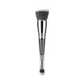 Luxury Large Double-Ended Fan Brush Custom Logo Foundation Blending Concealer Wood Handle Customizable Face Makeup Brush