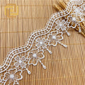 Stock Polyester Lace Women's Clothing Laces Chest Korea Rashel Bridal Crochet Lace Trimming Ribbon Cheap