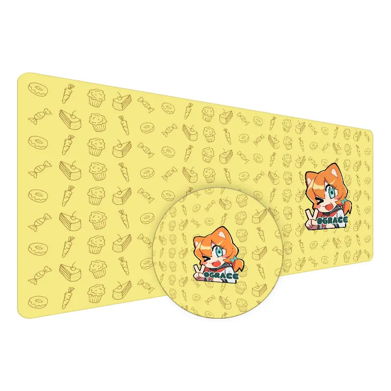 Vograce Factory Wholesale Promotional Logo Custom Printed  Water Proof Mouse Mat Rubber Gaming Mouse Pad