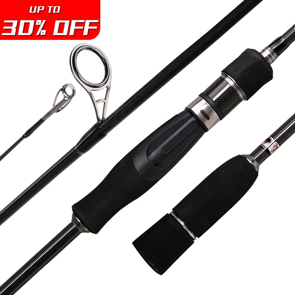 Newbility Wholesale Stock  30T 36T  Carbon  Blank 6'6" 7'0" 8'0" 9'0" 2 Section Bass K Frame  Fishing Rod Spinning