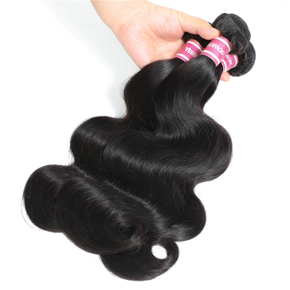 China Hair Vendor Factory Wholesale 8-40 Inch Brazilian Mink Remy Hair Extension Cuticle Aligned Human Hair Body Wave Bundles MegaBDM
