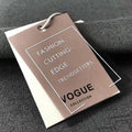 Custom Wholesale Paper hang Tag with Printing logo Plastic clear Pvc Tags for Garment Clothing Swing Tag