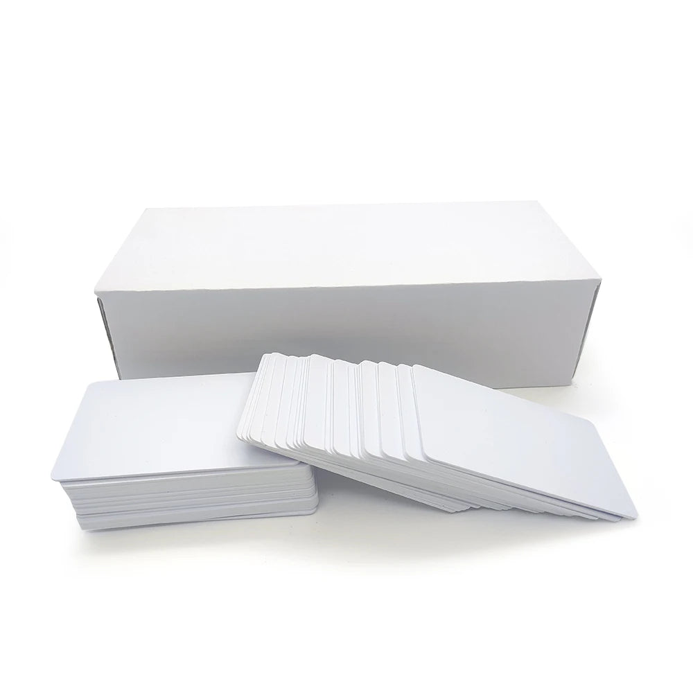 White Business Blank Pvc Card Printable CR80 Sublimation Plastic Offset Printing Thermal Printable Card Printer 19 Years RZX