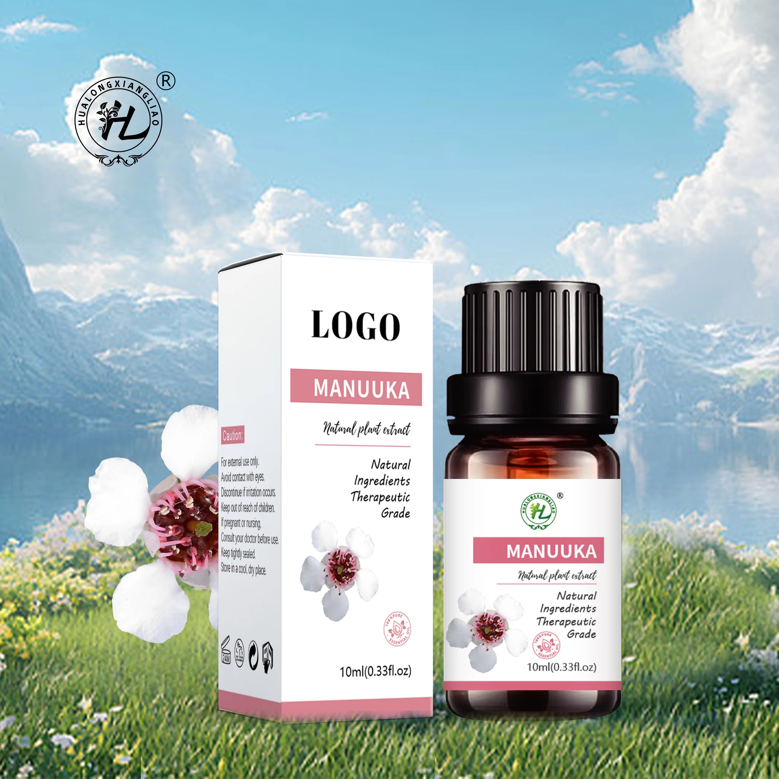 Organic Manuka Essential Oil 100% Pure for Skin Aromatherapy Diffuser | New Zealand Tea Tree Oil - Private Label 10ML