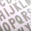 Hisenlee 3D Hotfix Stickers Small Size Plastic LOGO Rhinestone Letter Patches Iron-On Glass Crystal Applique Patches for Clothes