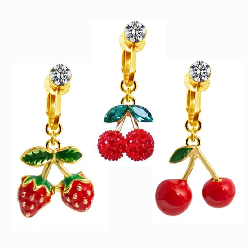 Gaby New Arrive Belly Ring Jewelry Piercing Cute Cherry Strawberry Fashion Jewelry Piercing Body Piercing Jewelry Wholesale
