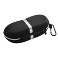Custom Glasses Box Wear-resistant Oxford Cloth Silver Bullion Zipper EVA Sunglasses case